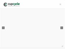 Tablet Screenshot of cupcycle.eu